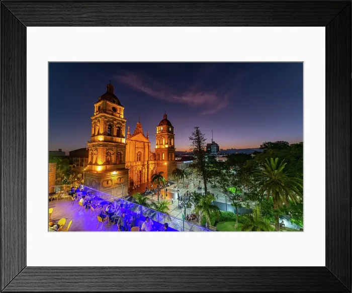 Framed Print : Cathedral Basilica of St. Lawrence at nighttime, Santa Cruz de la Sierra, Bolivia, South America Framed Print : Cathedral Basilica of St. Lawrence at nighttime, Santa Cruz de la Sierra, Bolivia, South America