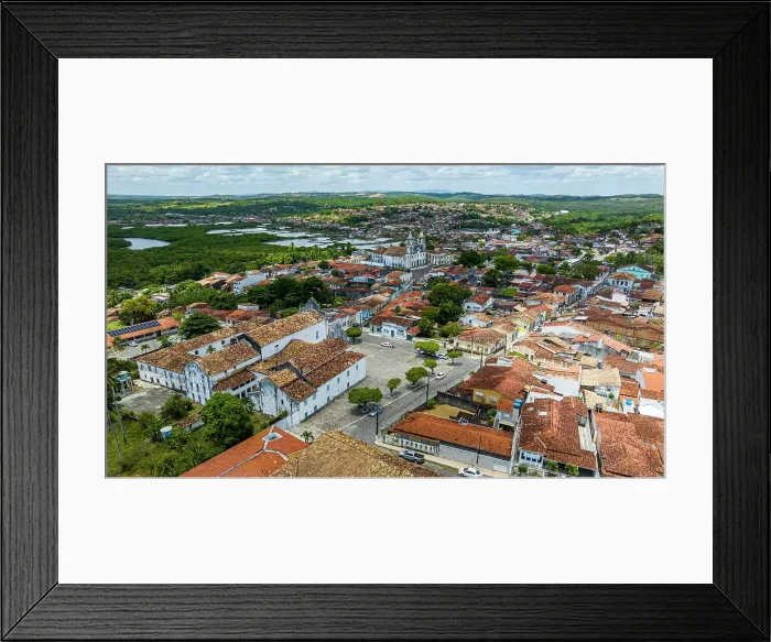 Framed Print : Aerial of Sao Cristovao, Sergipe, Brazil, South America Framed Print : Aerial of Sao Cristovao, Sergipe, Brazil, South America