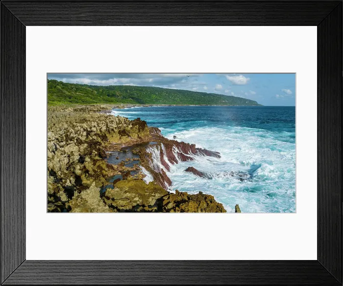 Framed Print : Aerial of the rugged coastline and the blowholes, Christmas Island, Australian Indian Ocean Territory, Australia, Indian Ocean Framed Print : Aerial of the rugged coastline and the blowholes, Christmas Island, Australian Indian Ocean Territory, Australia, Indian Ocean
