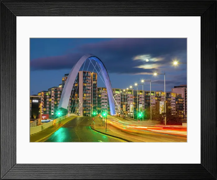 Framed Print : Clyde Arc (Squinty Bridge), Glasgow, Scotland, United Kingdom, Europe Framed Print : Clyde Arc (Squinty Bridge), Glasgow, Scotland, United Kingdom, Europe