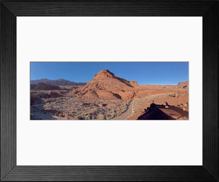 Framed Print : Panorama of the south side of Johnson Point from below its cliffs at Marble Canyon, Glen Canyon Recreation Area, Arizona, United States of America, North America Framed Print : Panorama of the south side of Johnson Point from below its cliffs at Marble Canyon, Glen Canyon Recreation Area, Arizona, United States of America, North America