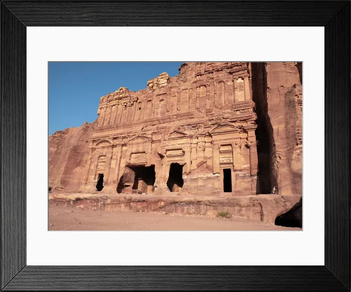 Framed Print : Palace tomb and royal tombs, Petra, UNESCO World Heritage Site, Jordan, Middle East Framed Print : Palace tomb and royal tombs, Petra, UNESCO World Heritage Site, Jordan, Middle East