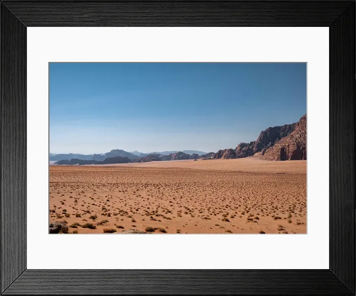 Framed Print : Wadi Rum desert, Jordan, Middle East Framed Print : Wadi Rum desert, Jordan, Middle East