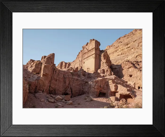 Framed Print : Unayshu tomb in the lost city of Petra illuminated at sunset, Petra, UNESCO World Heritage Site, Jordan, Middle East Framed Print : Unayshu tomb in the lost city of Petra illuminated at sunset, Petra, UNESCO World Heritage Site, Jordan, Middle East