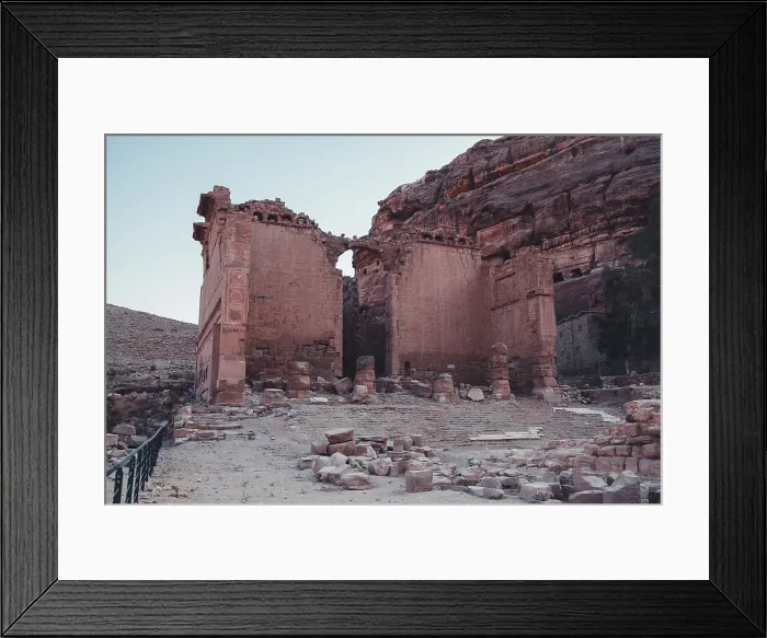 Framed Print : Qasr al-Bint temple inside the ancient Nabatean city, Petra, UNESCO World Heritage Site, Jordan, Middle East Framed Print : Qasr al-Bint temple inside the ancient Nabatean city, Petra, UNESCO World Heritage Site, Jordan, Middle East