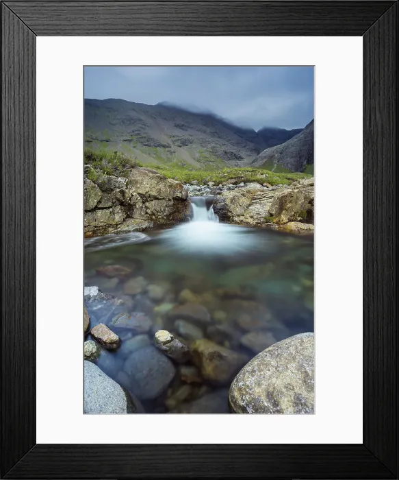Framed Print : Waterfall at Fairy Pools, Isle of Skye, Inner Hebrides, Scotland, United Kingdom, Europe Framed Print : Waterfall at Fairy Pools, Isle of Skye, Inner Hebrides, Scotland, United Kingdom, Europe