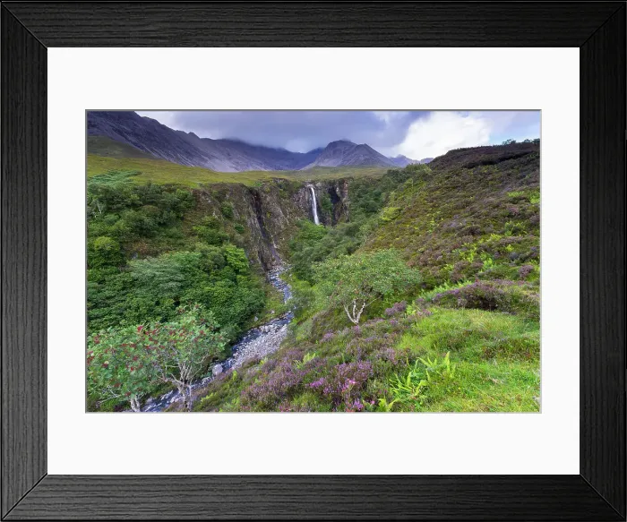 Framed Print : Eas Mor waterfall, Isle of Skye, Inner Hebrides, Scotland, United Kingdom, Europe Framed Print : Eas Mor waterfall, Isle of Skye, Inner Hebrides, Scotland, United Kingdom, Europe