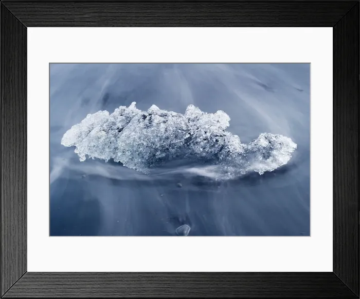 Framed Print : Chunk of ice washed by sea, Diamond beach near Jokulsarlon glacier lagoon, Iceland, Polar Regions Framed Print : Chunk of ice washed by sea, Diamond beach near Jokulsarlon glacier lagoon, Iceland, Polar Regions