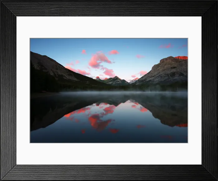 Framed Print : Dawn at Wedge Pond, Kananaskis Country, Alberta, Rocky Mountains, Canada, North America Framed Print : Dawn at Wedge Pond, Kananaskis Country, Alberta, Rocky Mountains, Canada, North America
