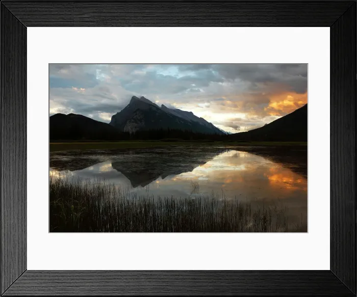 Framed Print : Mount Rundle and Vermillion Lakes, Banff National Park, UNESCO World Heritage Site, Alberta, Rocky Mountains, Canada, North America Framed Print : Mount Rundle and Vermillion Lakes, Banff National Park, UNESCO World Heritage Site, Alberta, Rocky Mountains, Canada, North America