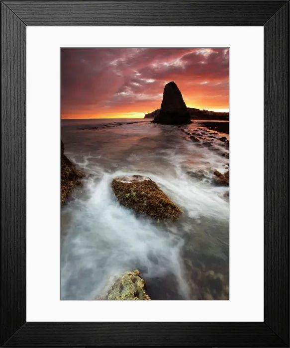 Framed Print : Low tide at sunset, Freshwater Bay, Isle of Wight, England, United Kingdom, Europe Framed Print : Low tide at sunset, Freshwater Bay, Isle of Wight, England, United Kingdom, Europe