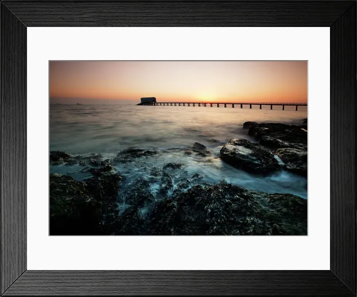 Framed Print : Bembridge Pier at sunrise, Isle of Wight, England, United Kingdom, Europe Framed Print : Bembridge Pier at sunrise, Isle of Wight, England, United Kingdom, Europe
