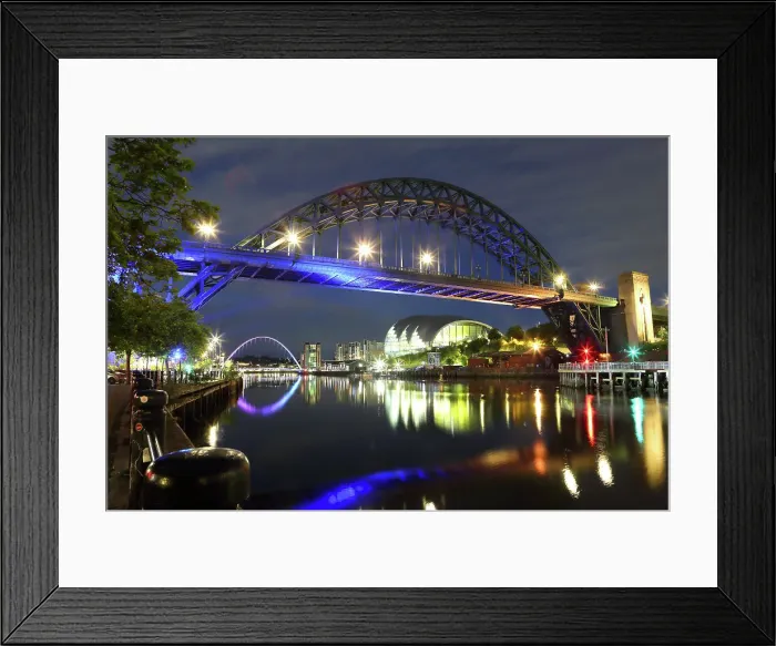 Framed Print : Tyne Bridge at dusk, Newcastle-upon-Tyne, Tyne and Wear, England, United Kingdom, Europe Framed Print : Tyne Bridge at dusk, Newcastle-upon-Tyne, Tyne and Wear, England, United Kingdom, Europe