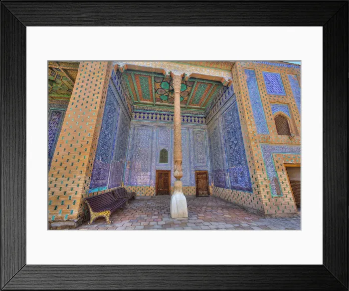 Framed Print : Tiled Walls, Painted Ceiling, The Emir's Wives Quarters, Tash Khauli Palace, 1830, Ichon Qala (Itchan Kala), UNESCO World Heritage Site, Khiva, Uzbekistan, Central Asia, Asia Framed Print : Tiled Walls, Painted Ceiling, The Emir's Wives Quarters, Tash Khauli Palace, 1830, Ichon Qala (Itchan Kala), UNESCO World Heritage Site, Khiva, Uzbekistan, Central Asia, Asia