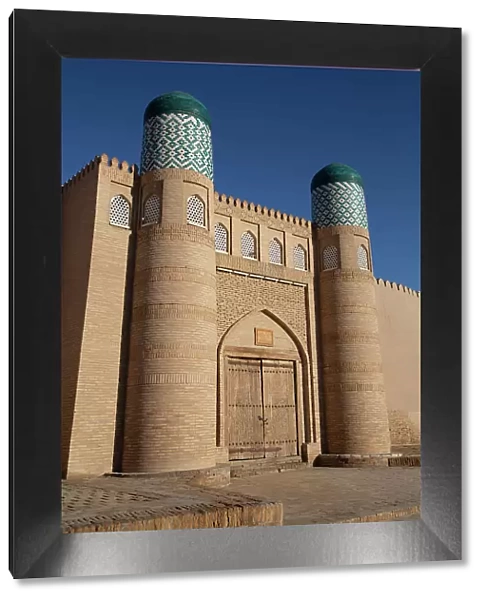 Entrance Gate, Kunya Ark Citadel, Ichon Qala (Itchan Kala), UNESCO World Heritage Site, Khiva, Uzbekistan, Central Asia, Asia
