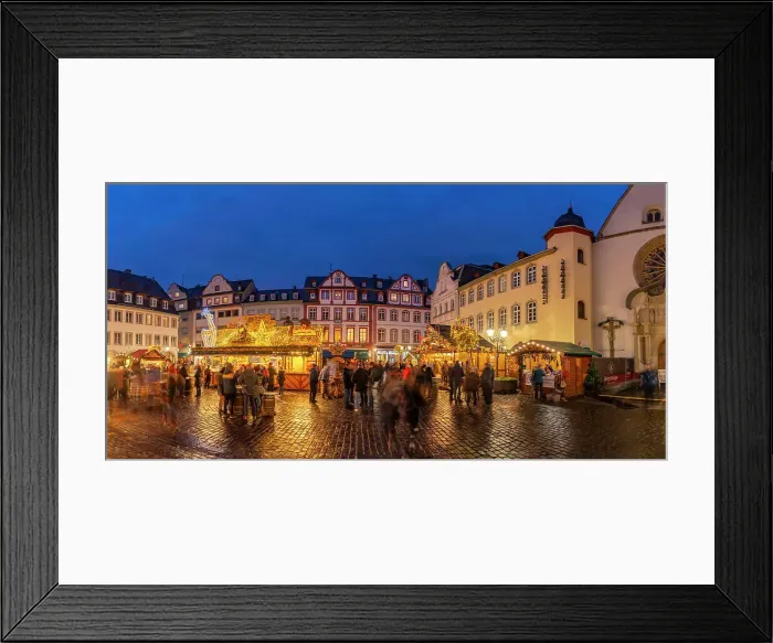 Framed Print : View of Christmas Market in Jesuitenplatz in historic town centre at Christmas, Koblenz, Rhineland-Palatinate, Germany, Europe Framed Print : View of Christmas Market in Jesuitenplatz in historic town centre at Christmas, Koblenz, Rhineland-Palatinate, Germany, Europe