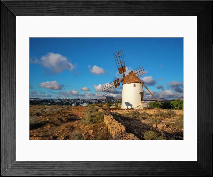 Framed Print : View of traditional windmill in Antigua, Antigua, Fuerteventura, Canary Islands, Spain, Atlantic, Europe Framed Print : View of traditional windmill in Antigua, Antigua, Fuerteventura, Canary Islands, Spain, Atlantic, Europe