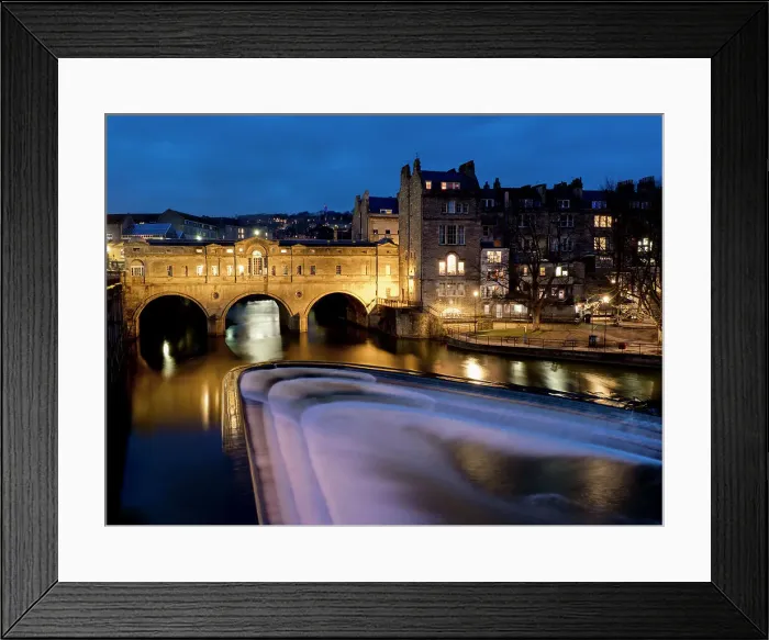 Framed Print : Pulteney Bridge at dusk, Bath, UNESCO World Heritage Site, Somerset, England, United Kingdom, Europe Framed Print : Pulteney Bridge at dusk, Bath, UNESCO World Heritage Site, Somerset, England, United Kingdom, Europe