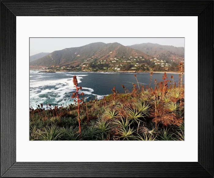 Framed Print : Zapallar, Pacific coast, central Chile, South America Framed Print : Zapallar, Pacific coast, central Chile, South America