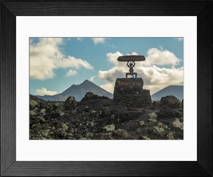 Framed Print : View of sign at entrance to Timanfaya National Park, Lanzarote, Las Palmas, Canary Islands, Spain, Atlantic, Europe Framed Print : View of sign at entrance to Timanfaya National Park, Lanzarote, Las Palmas, Canary Islands, Spain, Atlantic, Europe