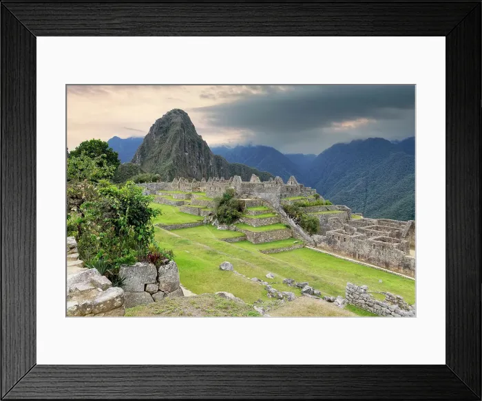 Framed Print : Machu Picchu, UNESCO World Heritage Site, ruined city of the Incas with Mount Huayana Picchu, Andes Cordillera, Urubamba province, Cusco, Peru, South America Framed Print : Machu Picchu, UNESCO World Heritage Site, ruined city of the Incas with Mount Huayana Picchu, Andes Cordillera, Urubamba province, Cusco, Peru, South America