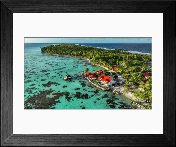 Framed Print : Aerial of Fakarava lagoon, Tuamotu archipelago, French Polynesia, South Pacific, Pacific Framed Print : Aerial of Fakarava lagoon, Tuamotu archipelago, French Polynesia, South Pacific, Pacific