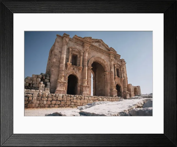Framed Print : Arch of Hadrian, Main Gate, Jerash, Jordan, Middle East Framed Print : Arch of Hadrian, Main Gate, Jerash, Jordan, Middle East