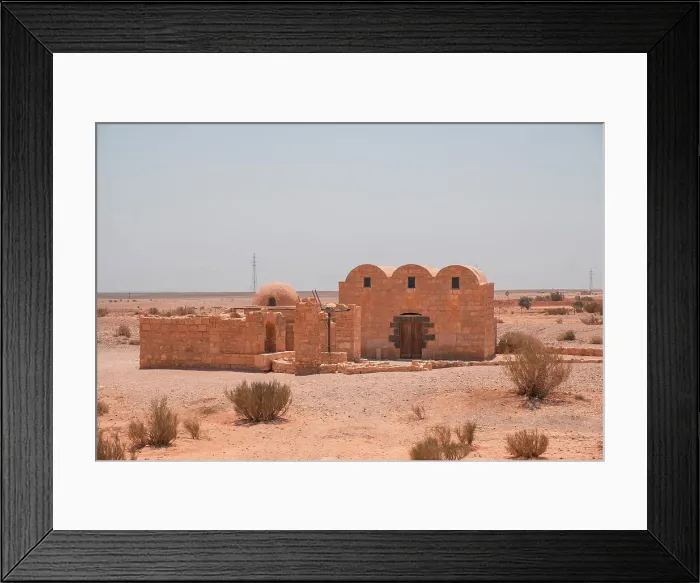 Framed Print : Qusayr Amra desert castle, UNESCO World Heritage Site, Jordan, Middle East Framed Print : Qusayr Amra desert castle, UNESCO World Heritage Site, Jordan, Middle East