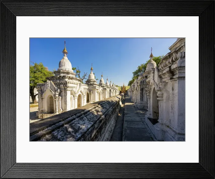 Framed Print : Kuthodaw Pagoda, Mandalay, Myanmar (Burma), Asia Framed Print : Kuthodaw Pagoda, Mandalay, Myanmar (Burma), Asia