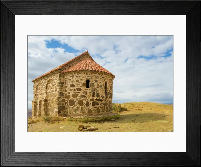 Framed Print : Guard house on border between Georgia and Azerbaijan near David Gareji Monastery, Udabno, Georgia, Central Asia, Asia Framed Print : Guard house on border between Georgia and Azerbaijan near David Gareji Monastery, Udabno, Georgia, Central Asia, Asia