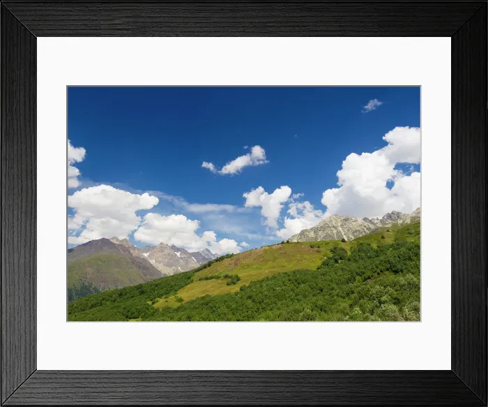Framed Print : Peaks of Svaneti mountains near Adishi, Georgia, Central Asia, Asia Framed Print : Peaks of Svaneti mountains near Adishi, Georgia, Central Asia, Asia