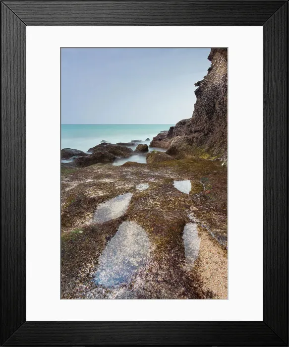 Framed Print : Small pool on coastline at turtle beach, Ras Al Jinz Turtle Reserve, Al Hadd, Oman, Middle East Framed Print : Small pool on coastline at turtle beach, Ras Al Jinz Turtle Reserve, Al Hadd, Oman, Middle East