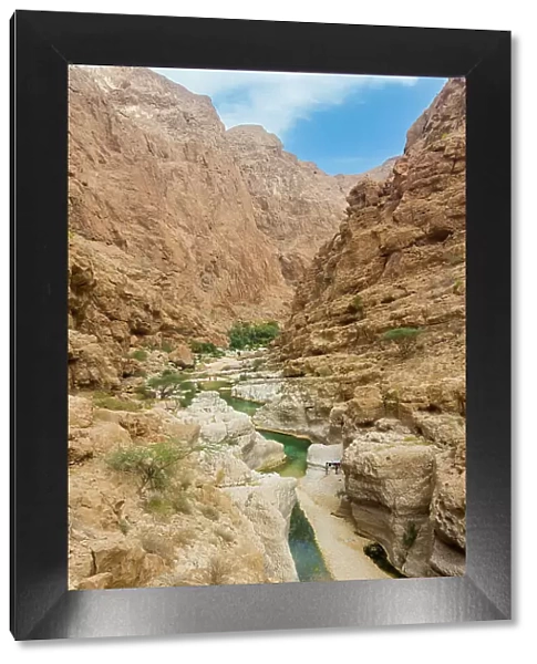 Canyon at Wadi Shaab, Oman, Middle East