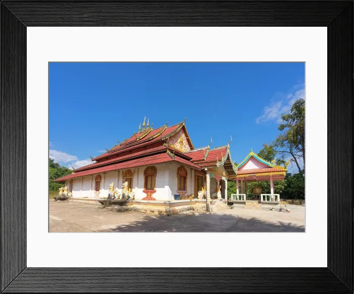 Framed Print : Buddhist Monastery, Luang Namtha Province, Laos, Indochina, Southeast Asia, Asia Framed Print : Buddhist Monastery, Luang Namtha Province, Laos, Indochina, Southeast Asia, Asia