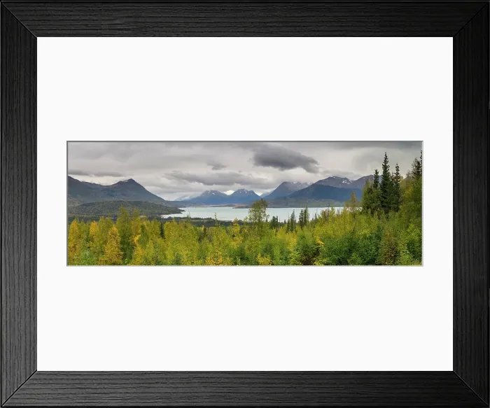 Framed Print : Skilak Lake with fall foliage, near Cooper Landing, Kenai Peninsula, Alaska, United States of America, North America Framed Print : Skilak Lake with fall foliage, near Cooper Landing, Kenai Peninsula, Alaska, United States of America, North America