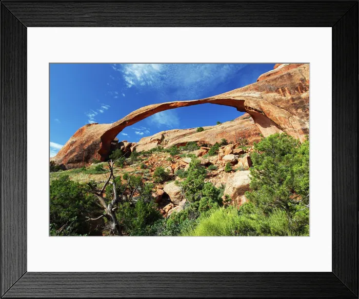 Framed Print : Landscape Arch, Arches National Park, Utah, United States of America, North America Framed Print : Landscape Arch, Arches National Park, Utah, United States of America, North America