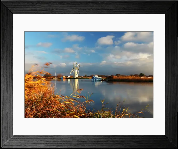 Framed Print : Thurne Mill, Norfolk Broads, Norfolk, England, United Kingdom, Europe Framed Print : Thurne Mill, Norfolk Broads, Norfolk, England, United Kingdom, Europe