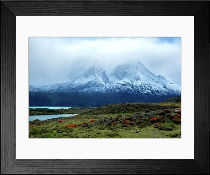 Framed Print : Torres del Paine National Park, southern Chile, South America Framed Print : Torres del Paine National Park, southern Chile, South America