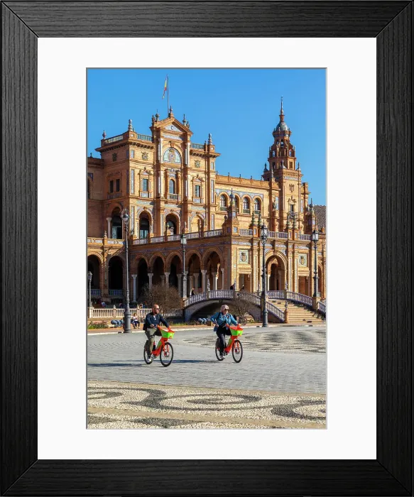 Framed Print : The Plaza de Espana, Seville, Andalusia, Spain, Europe Framed Print : The Plaza de Espana, Seville, Andalusia, Spain, Europe