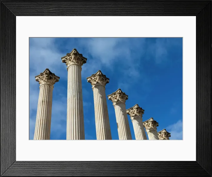 Framed Print : Roman Temple of Cordoba, Cordoba, Andalusia, Spain, Europe Framed Print : Roman Temple of Cordoba, Cordoba, Andalusia, Spain, Europe