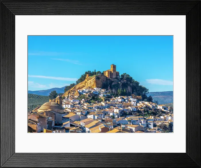 Framed Print : The Spanish Village of Montefrio, Andalusia, Spain, Europe