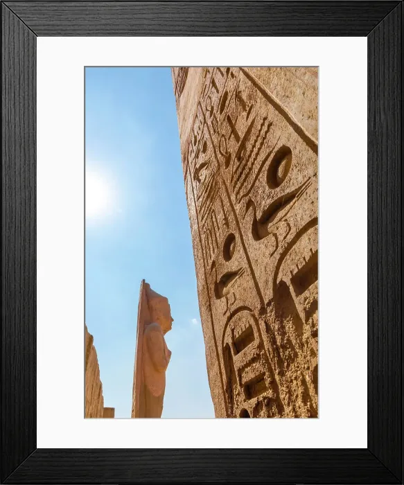 Framed Print : Statue and Obelisk at Luxor Temple, Luxor, Thebes, UNESCO World Heritage Site, Egypt, North Africa, Africa Framed Print : Statue and Obelisk at Luxor Temple, Luxor, Thebes, UNESCO World Heritage Site, Egypt, North Africa, Africa