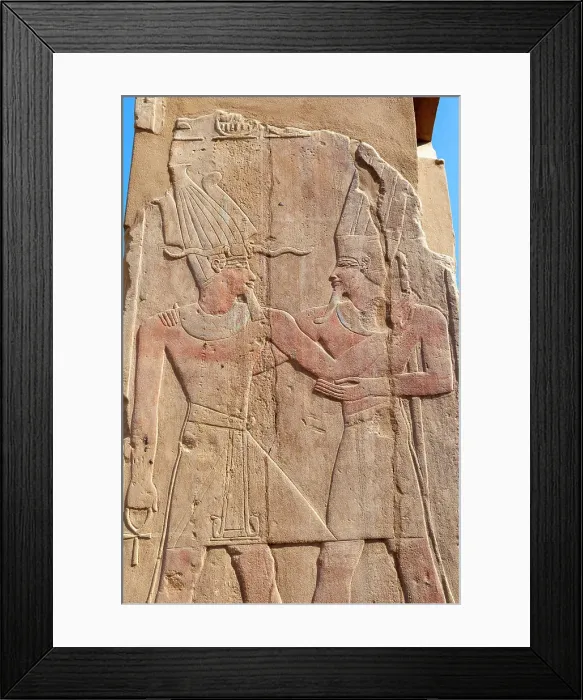 Framed Print : Stone Carvings at Karnak Temple, Luxor, Thebes, UNESCO World Heritage Site, Egypt, North Africa, Africa Framed Print : Stone Carvings at Karnak Temple, Luxor, Thebes, UNESCO World Heritage Site, Egypt, North Africa, Africa