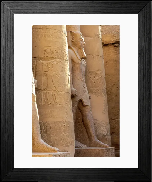 Framed Print : Statue of Ramesses ll, Luxor Temple, Luxor, Thebes, UNESCO World Heritage Site, Egypt, North Africa, Africa Framed Print : Statue of Ramesses ll, Luxor Temple, Luxor, Thebes, UNESCO World Heritage Site, Egypt, North Africa, Africa