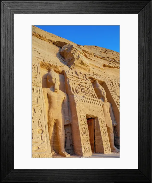 Framed Print : The Small Temple of Hathor and Nefertari, Abu Simbel, Abu Simbel, UNESCO World Heritage Site, Egypt, North Africa, Africa Framed Print : The Small Temple of Hathor and Nefertari, Abu Simbel, Abu Simbel, UNESCO World Heritage Site, Egypt, North Africa, Africa