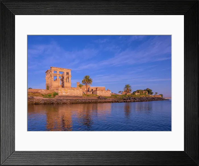 Framed Print : Trajan's Kiosk at the Philae Temple, UNESCO World Heritage Site, Agilkia Island, Aswan, Egypt, North Africa, Africa Framed Print : Trajan's Kiosk at the Philae Temple, UNESCO World Heritage Site, Agilkia Island, Aswan, Egypt, North Africa, Africa