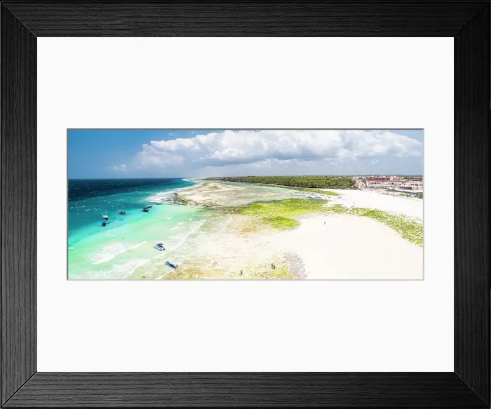 Framed Print : Boats moored in the turquoise waters of the Indian Ocean overlooking an empty beach, Zanzibar, Tanzania, East Africa, Africa Framed Print : Boats moored in the turquoise waters of the Indian Ocean overlooking an empty beach, Zanzibar, Tanzania, East Africa, Africa