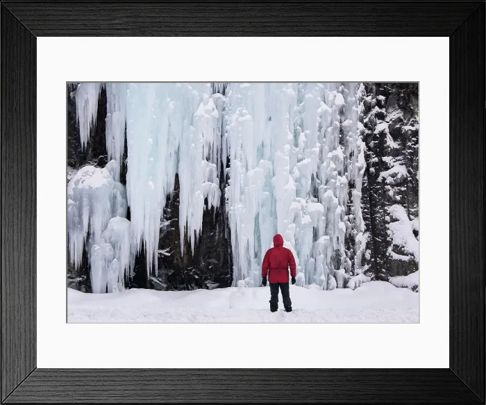 Framed Print : Giant icicles beside the E8 Highway near Laksvatn, Troms Region, Norway, Scandinavia, Europe Framed Print : Giant icicles beside the E8 Highway near Laksvatn, Troms Region, Norway, Scandinavia, Europe
