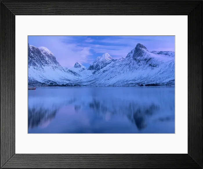 Framed Print : The Bergsbotn mountain range reflected in the waters of Bergsfjord, Bergsbotn, Senja, Troms og Finnmark county, Norway, Scandinavia, Europe Framed Print : The Bergsbotn mountain range reflected in the waters of Bergsfjord, Bergsbotn, Senja, Troms og Finnmark county, Norway, Scandinavia, Europe