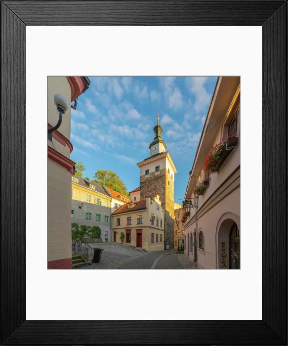 Framed Print : Cerna vez (Black Tower), Loket, Czech Republic (Czechia), Europe Framed Print : Cerna vez (Black Tower), Loket, Czech Republic (Czechia), Europe
